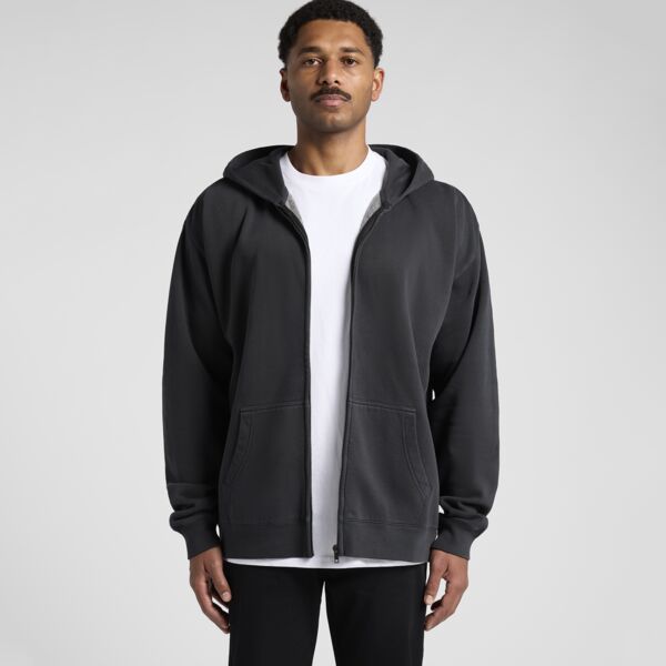 AS Colour Mens Relax Faded Zip Hood Thumbnail
